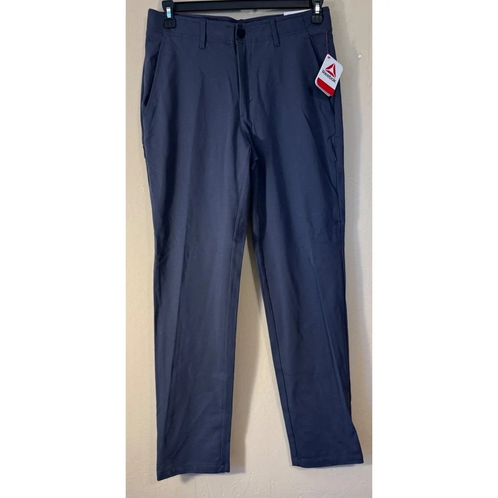 Reebok Pants Men 32x30 Gray‎ Performance Commuter 6-pocket Activewear NEW